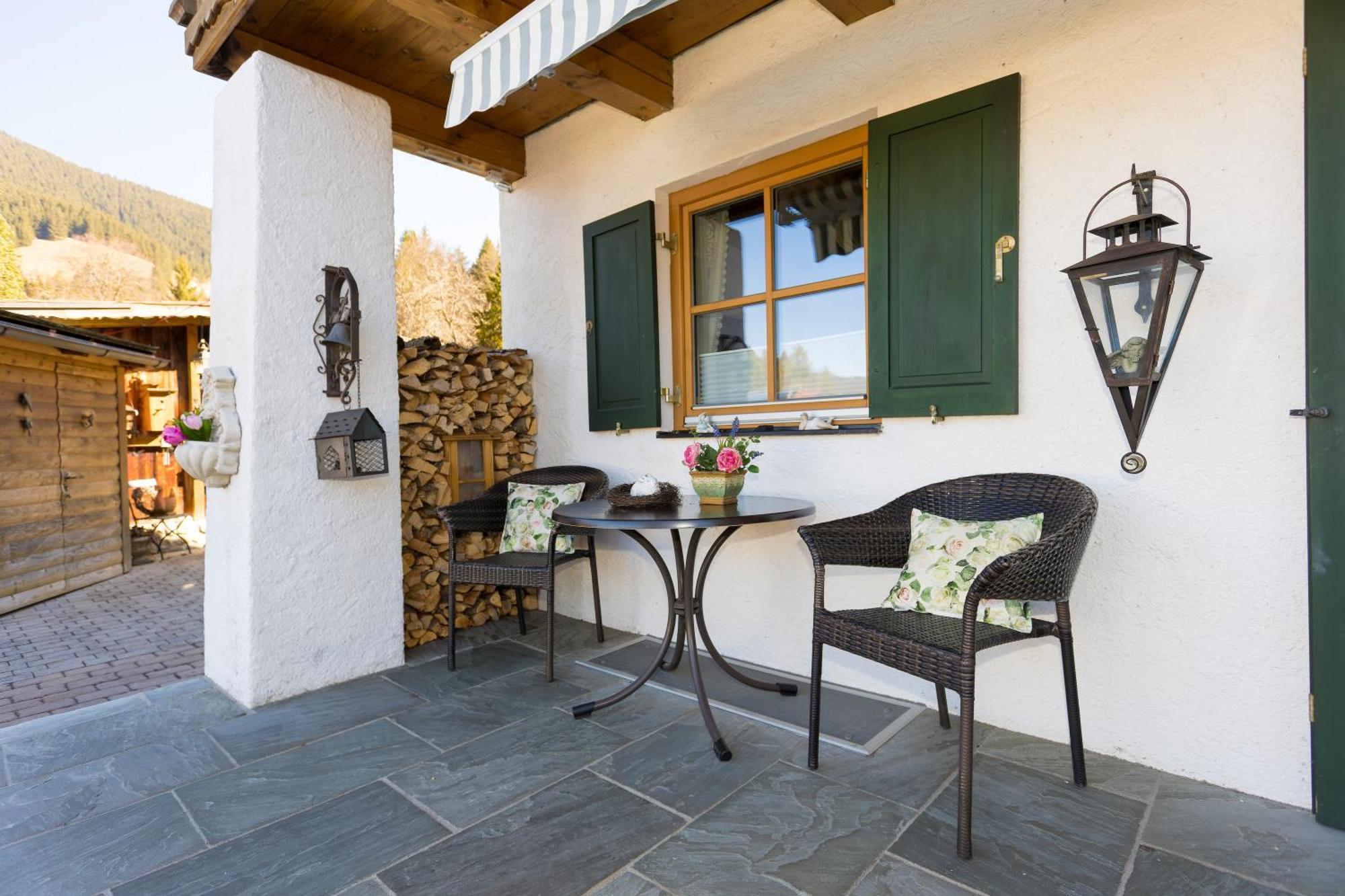 Ferienwohnung Mitteldorf Oberammergau Exteriér fotografie